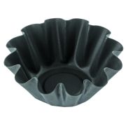 Форма гофрированная для кексов, 30 мл, 3,2*6 см, h 2,3 см, сталь с антипригарным покрытием,