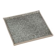Тарелка квадратная с покрытием 20*20 см, Glossy Stone Untouched Taiga,  P.L. Proff Cuisine
