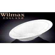 Wilmax (Англия) Салатник овальный 210*145 мм. 150 мл. h=25/55 мм. скошенный край Wilmax /4/48/