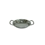 MGsteel Сковорода порц. d=15 см. h=2 см. 0,25 л. нерж. с 2 ручками MGsteel /1/12/ АКЦИЯ