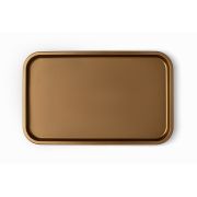 MGprof Поднос 52,5*32,5 см. золотой поверхность шагрень (508) MGprof /1/10/