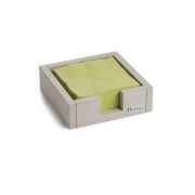 Pintinox (Италия) Салфетница 21,5*21,5*6,5 см. горизонтальная, дерево, белый Pinti /1/