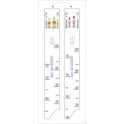Линейка (Россия) Линейка Beefeater (0.7 л./1 л.)/ Gordon's (0.75 л./1 л.) L=28 см. В=2 см. /1/