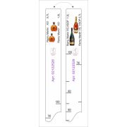 Линейка (Россия) Линейка Remy martin VS/VSOP (0,7л./1л.) L=28 см. В=2 см. /1/