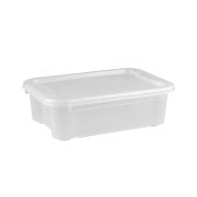 Пластик (Россия) Контейнер для продуктов прямоуг.  2,8 л. 27,3*19*8,8 см. п/п Кристалл  /1/30/