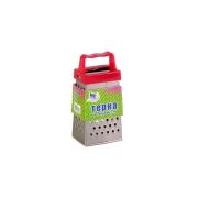 Нерж (Китай) Терка 4-х гранная 7,5 см. нерж. для чеснока /1/600/