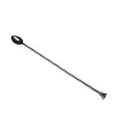 MGsteel Ложка барменская с метал. кнопкой 33 см. нерж. MGsteel /1/200/