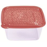 Пластик (Россия) Контейнер для продуктов квадр. 2,1 л. 19*19*9 см. п/п цвет в ассорт. /1/24/