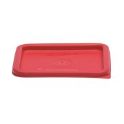 Cambro (США) Крышка для контейнера пищ. прямоуг. 225*225*13 мм. красная, полиэтилен Cambro (для 6SFSCW, 8SFSCW) /1/6/