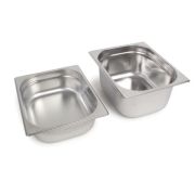 MGsteel Гастроемкость 1/2 h=150 мм. 9,2 л. нерж. MGsteel /1/6/12/