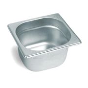 MGsteel Гастроемкость 1/6 h=100 мм. 1,5 л. нерж. MGsteel /1/6/36/