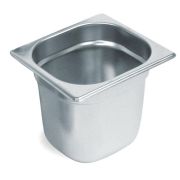 MGsteel Гастроемкость 1/6 h=200 мм. 3,2 л. нерж. MGsteel /1/6/36/