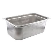 MGsteel Гастроемкость 1/1 h=200 мм. 27,8 л. нерж.перфорир. d=4 мм. MGsteel /1/6/