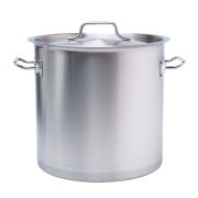 MGsteel Котел 20 л. нерж. d=32 см. h=30 см. тройное дно с крышк. (индукция) MGsteel /1/