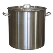 MGsteel Котел 50 л. нерж. d=42 см. h=40 см. тройное дно с крышк. (индукция) MGsteel /1/