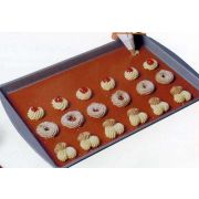 Martellato (Италия) Коврик для выпечки 40*30 см. силиконовый красный (RRUS) /1/