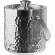 MGsteel Ведро для льда 1,7 л. нерж. d=15 см. гофрир. с двойными стенками, с крышкой, MGsteel /1/12/