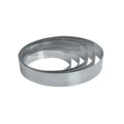 MGsteel Форма кондитерская «Круг» d= 9 см. h=4,5 см. нерж. MGsteel  /1/96/