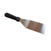 MGsteel Лопатка 31 см. изогнутая раб.часть 12*7 см. нерж. с пласт. ручкой (скошен. бок) MGsteel /1/120/