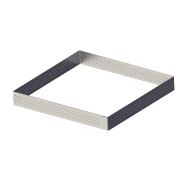 De Buyer (Франция) Форма кондитерская «Квадрат» 15*15*2 см. нерж. перфорир. De Buyer  /1/