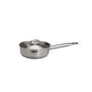 MGsteel Сотейник 0,8 л. нерж. d=15,5 см. h=5,5 см. с крышк. тройное дно (индукция) MGsteel /1/10/