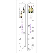 Линейка (Россия) Линейка Jameson (0.7л./1л.)/ Jameson 12 лет (0.7л./1л.) L=28 см. В=2 см. /1/