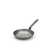 De Buyer (Франция) Сковорода d=24 см. h=4 см. 1,4 л. белая сталь (индукция) Carbone Steel De Buyer /1/3/