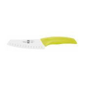 Icel (Португалия) Нож японский Santoku 140/260 мм. с бороздками, салатовый  I-TECH Icel /1/12/