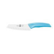 Icel (Португалия) Нож японский Santoku 140/260 мм. с бороздками, голубой I-TECH Icel /1/12/