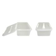 MGprof Контейнер для продуктов прямоуг. 6,0 л. 30*23*12 см. с ручкой, с белым зажимом MGprof /1/12/