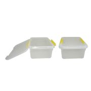 MGprof Контейнер для продуктов прямоуг.  6,0 л. 30*23*12 см. с желтым зажимом MGprof /1/12/