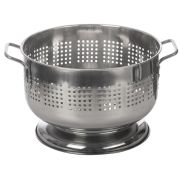 Нерж (Китай) Дуршлаг d=380 мм. 17,5 л. h=235 мм. нерж. /1/