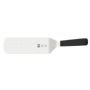 Icel (Португалия) Лопатка 37,5 см. изогнутая раб. часть 19,5*7,5 см. нерж. перфор. с пластик. ручкой черная Icel /1/6/
