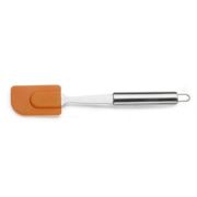 Pintinox (Италия) Лопатка кондитерская 28 см. раб. часть 8*5 см. силикон, (-40°C /+260°C) ручка нерж. Pinti /1/