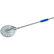 GI.METAL (Италия) Лопата для пиццы поворотная перфорир. d=20 см. l=75 см. нерж. Azzurra Gimetal /1/