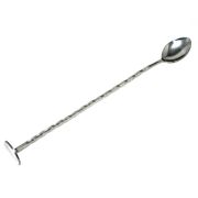 MGsteel Ложка барменская с плоской кнопкой 28 см. нерж. MGsteel /1/300/