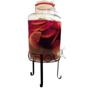 Vin Bouquet (Испания) Подставка для емкости для настойки 8 л. (код 56424)  20,5*20,5*19 см. нерж. VB /1/8/