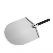 GI.METAL (Италия) Лопата для пиццы d=30 см. l=25 см. алюм. с короткой ручкой Amica Gimetal /1/