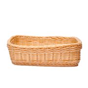 MGprof Корзина для хлеба прямоуг. 23*15*6,5 см. бежевая полиротанг MGprof /1/60/