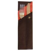 Текстиль (Россия) Конверт (куверт) 23,5*8 см. на 2 предмета Журавинка цвет в ассорт. /1/ Под заказ