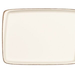 Bonna (Турция) Блюдо прямоуг. 230*160 мм. Ретро коричневый край, форма Мув Bonna /1/12/1260/