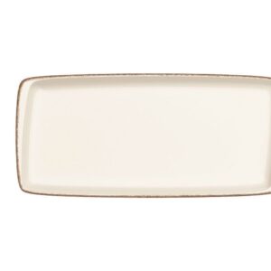 Bonna (Турция) Блюдо прямоуг. 340*160 мм. Ретро коричневый край, форма Мув Bonna /1/12/696/