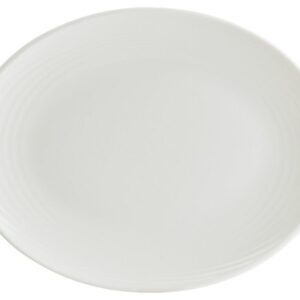Bonna (Турция) Блюдо овальное 360*280 мм. Белый Луп узкая полоска Bonna /1/6/348/