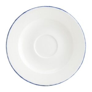 Bonna (Турция) Блюдце d=160 мм. Ретро синий край (чашка 69205) Bonna /1/6/1848/