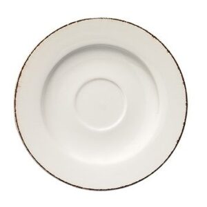 Bonna (Турция) Блюдце d=160 мм. Ретро коричневый край (чашка 69666) Bonna /1/6/1848/