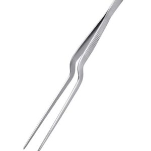 MGsteel Щипцы (пинцет) 20 см. изогнутые, нерж. MGsteel /1/100/