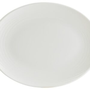 Bonna (Турция) Блюдо овальное 310*240 мм. Белый Луп узкая полоска Bonna /1/6/582/