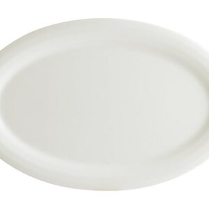 Bonna (Турция) Блюдо овальное 220*140 мм. Белый Хало широкая полоска Bonna /1/12/936/