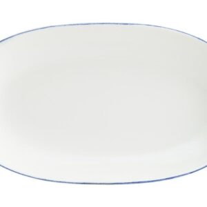 Bonna (Турция) Блюдо овальное 150*85 мм. Ретро синий край, форма Гурмэ Bonna /1/12/3168/