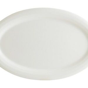 Bonna (Турция) Блюдо овальное 320*235 мм. Белый Хало широкая полоска Bonna /1/6/762/